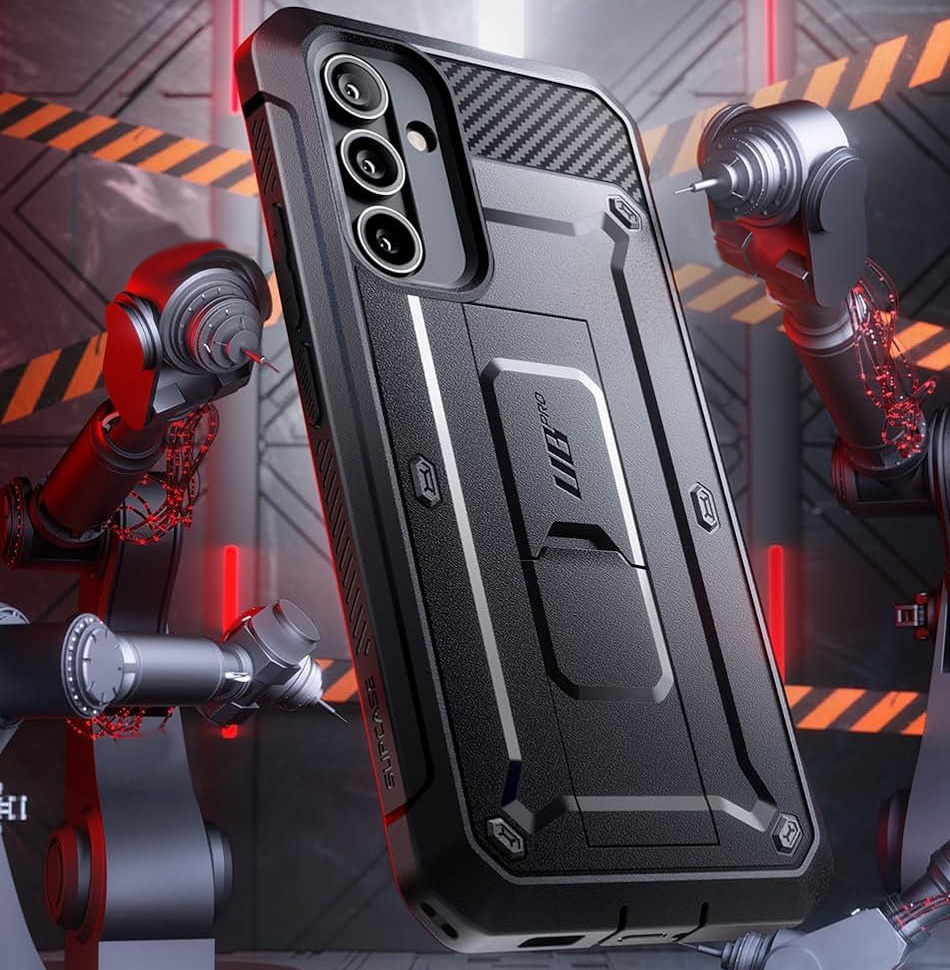 Etui pancerne Supcase Unicorn Beetle Pro do Galaxy A55 5G, czarne